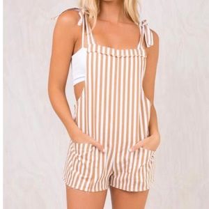 Guest Woods Tie Shoulder Playsuit